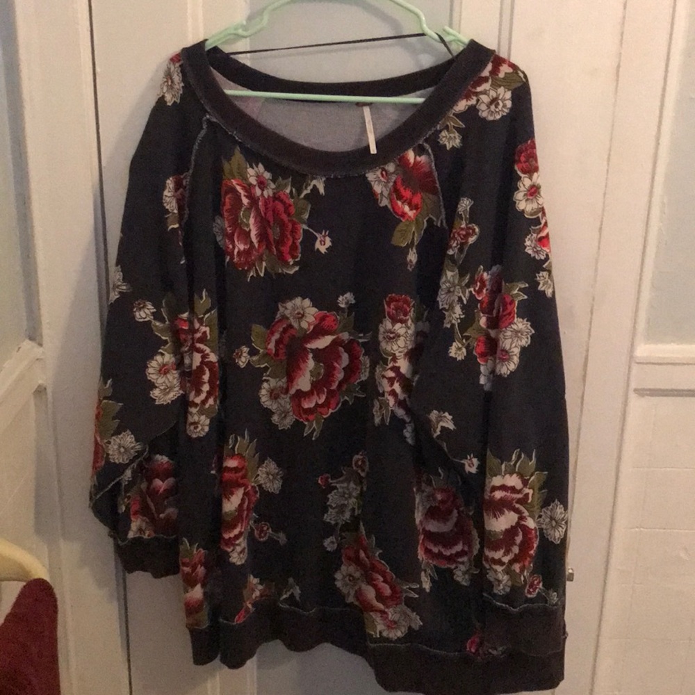 Floral sweater